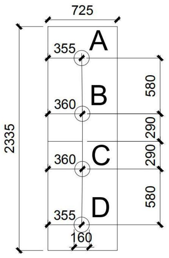 Construction method for quickly reserving air supply outlet casing pipes under arc-shaped stand