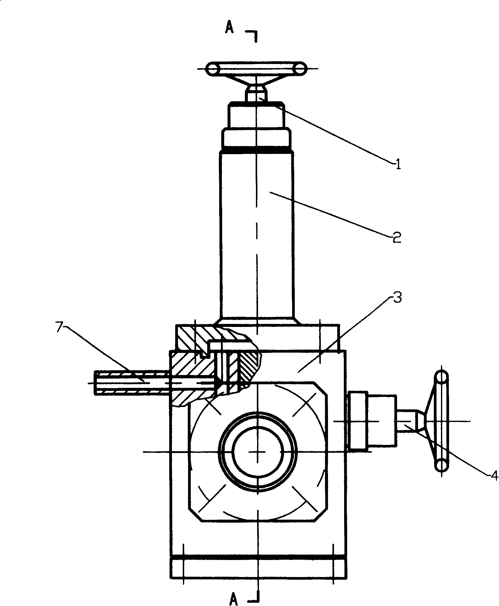 Stabilivolt type pressure reducer