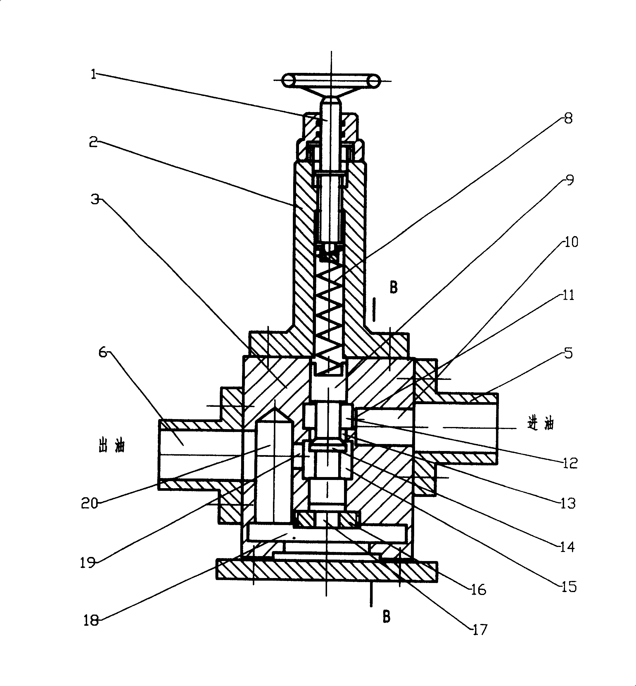 Stabilivolt type pressure reducer