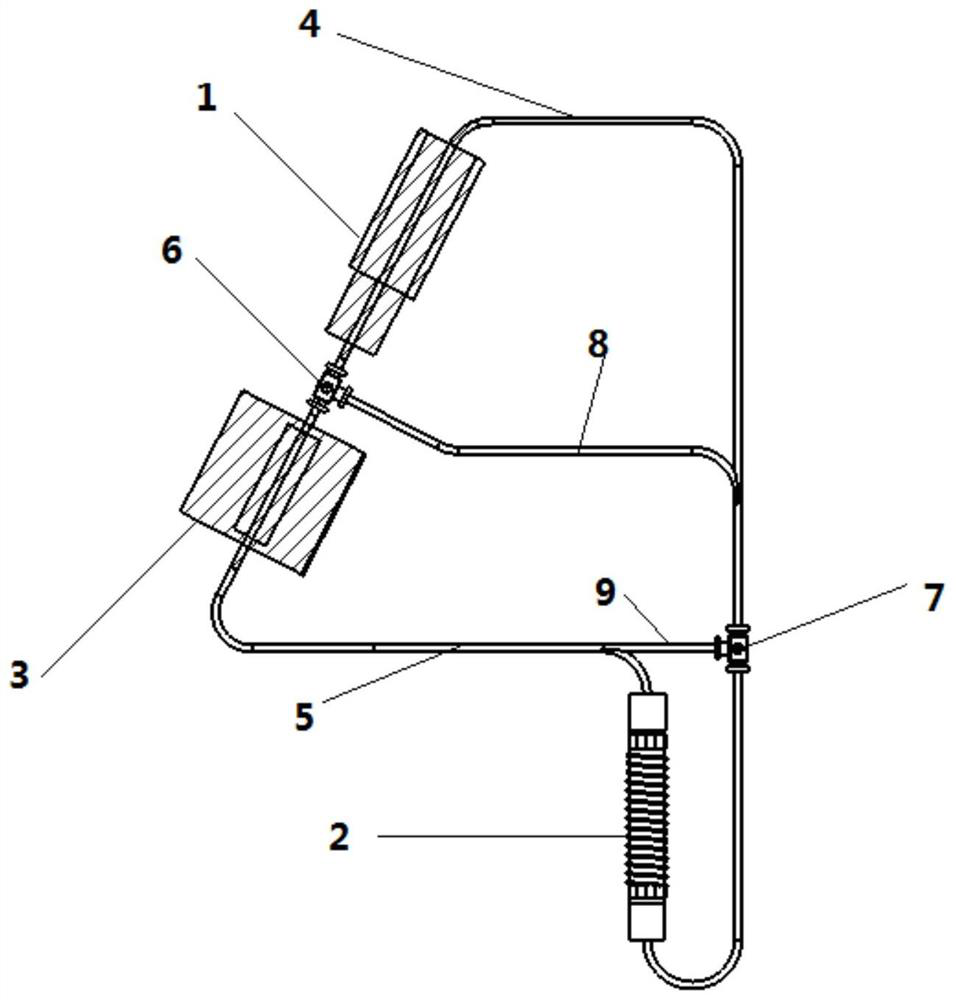 Heat pipe type soil treatment device