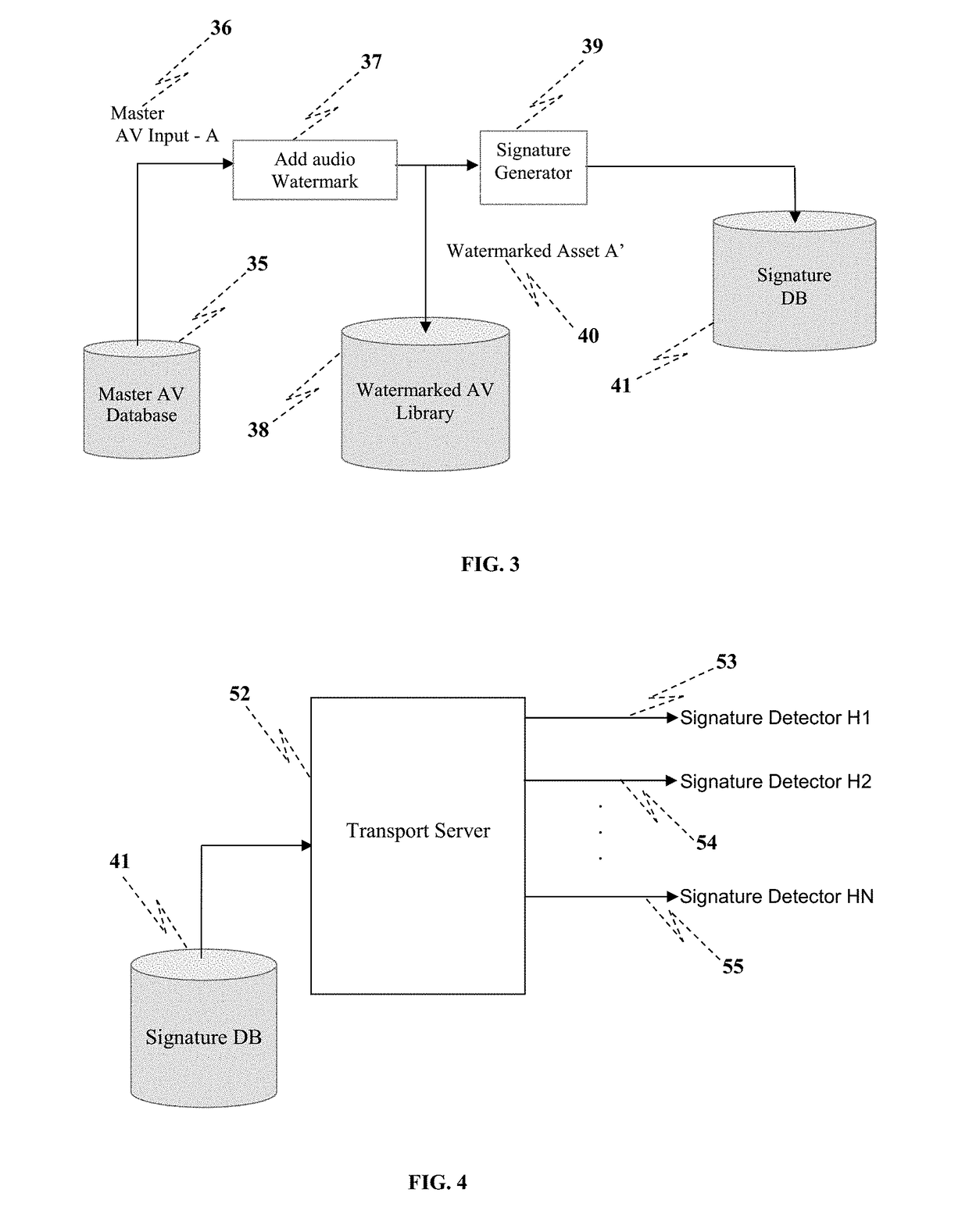 System for low-latency detection of known audio video content using audio fingerprinting and audio watermarking