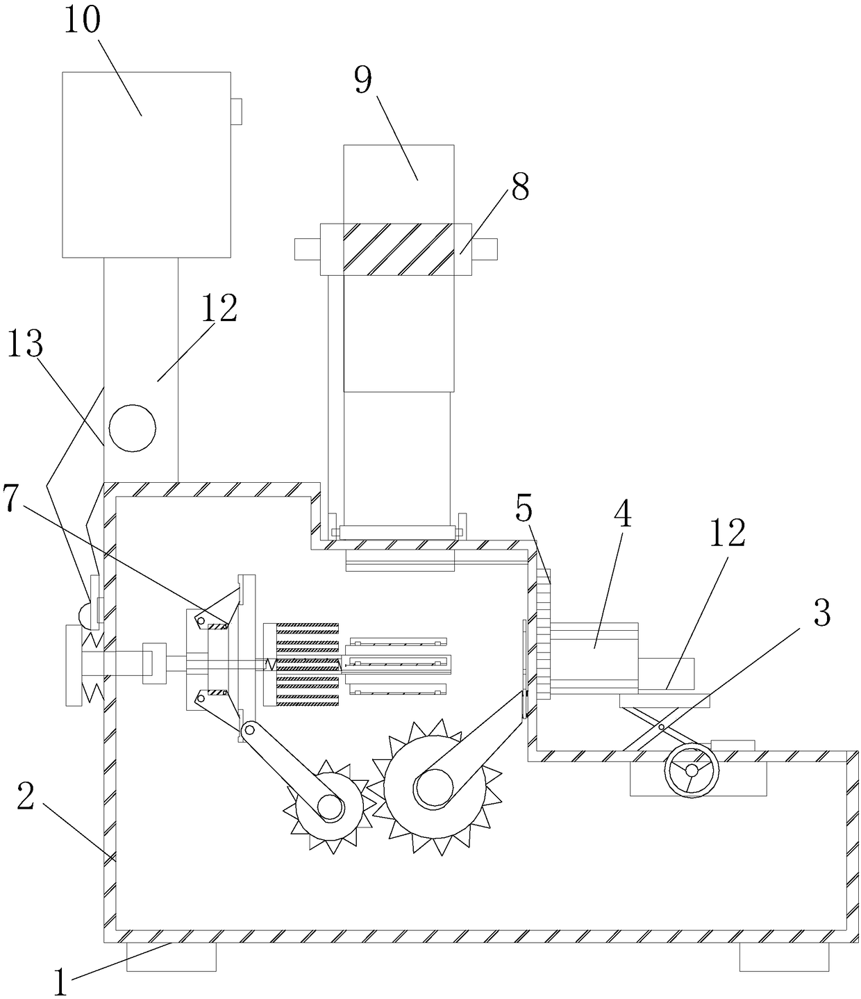 Bidirectional synchronous paper inserting intelligent robot for power distribution station motor