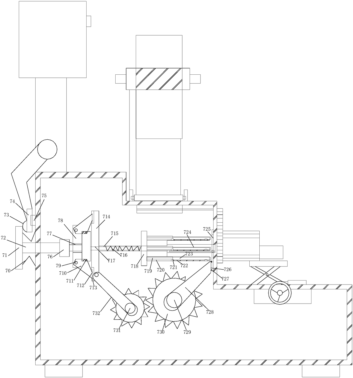 Bidirectional synchronous paper inserting intelligent robot for power distribution station motor