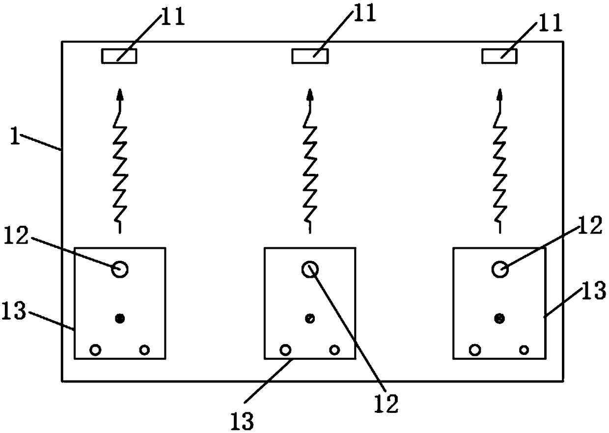 High-voltage electric display device