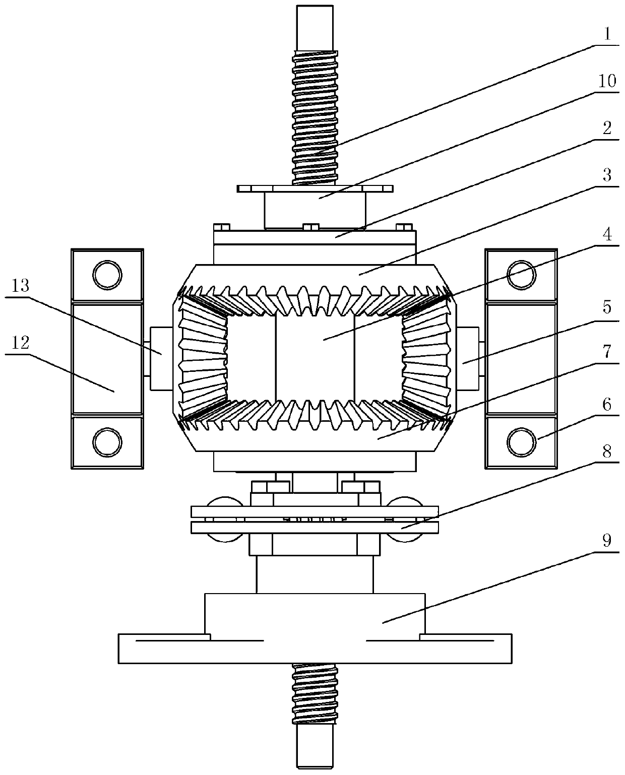 A mechanical vibration-electric energy conversion device with integrated mechanical rectification mechanism