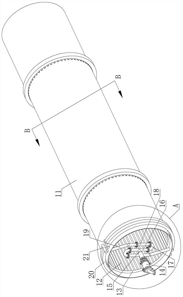 Water returning device with double-S-bend water seal