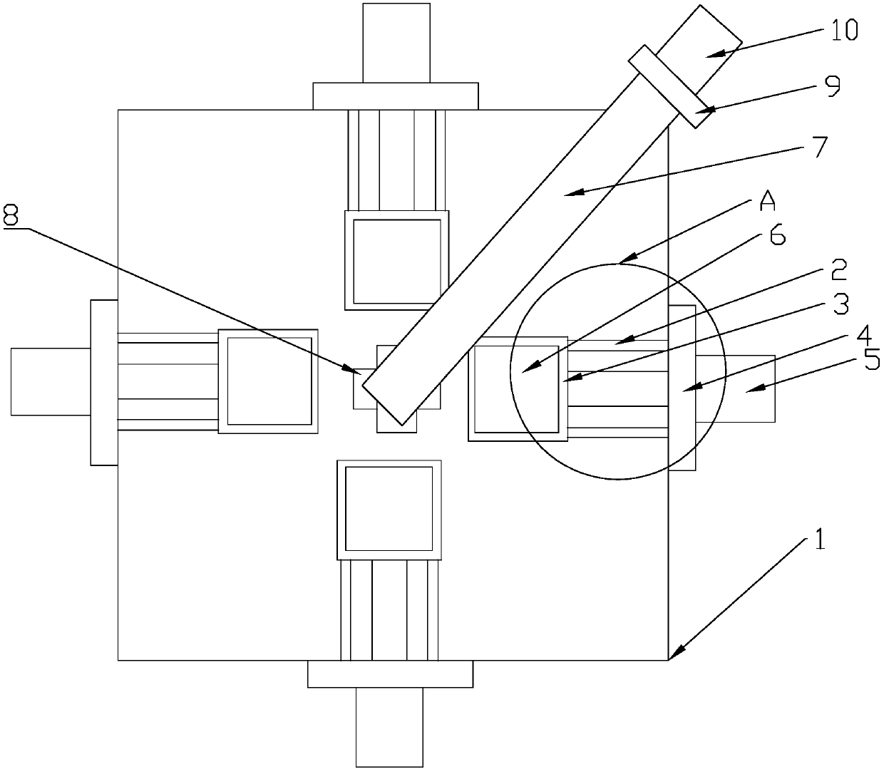 Classifying recycling device