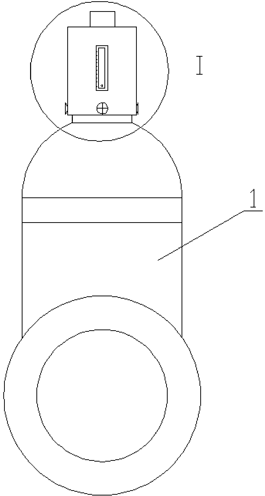 Stroke indication device of non-rising stem gate valve