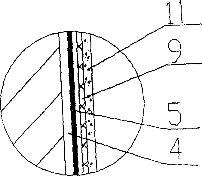 Safety embedding in wall construction method of indoor fuel gas pipeline and accessory