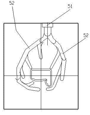 Method for forming wood plastic section bars with polyvinyl chloride (PVC) cladding layer and extrusion mould