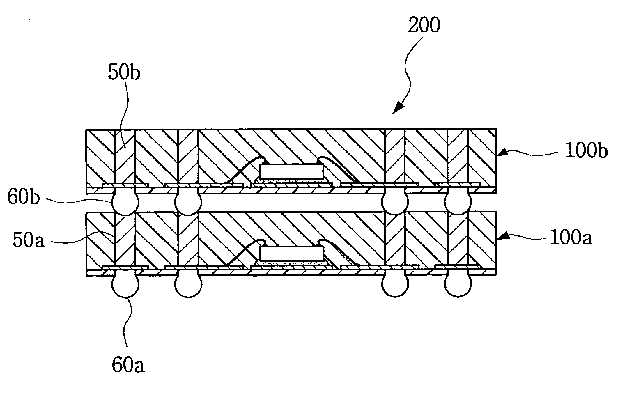 Area array semiconductor package and 3-dimensional stack thereof