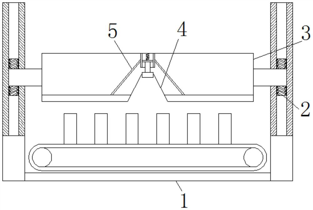 Automatic marking device for positive and negative poles of lithium ion battery