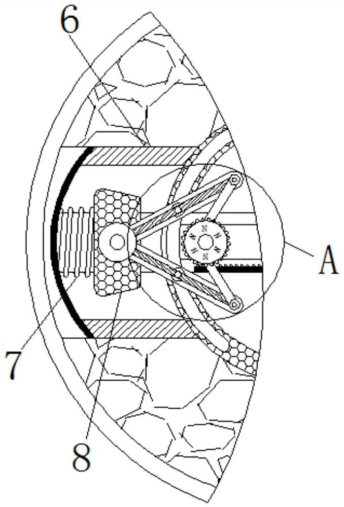 Automatic marking device for positive and negative poles of lithium ion battery