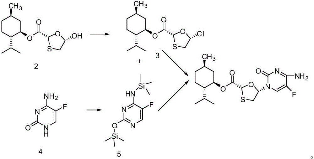 Novel process for preparing emtricitabine intermediate