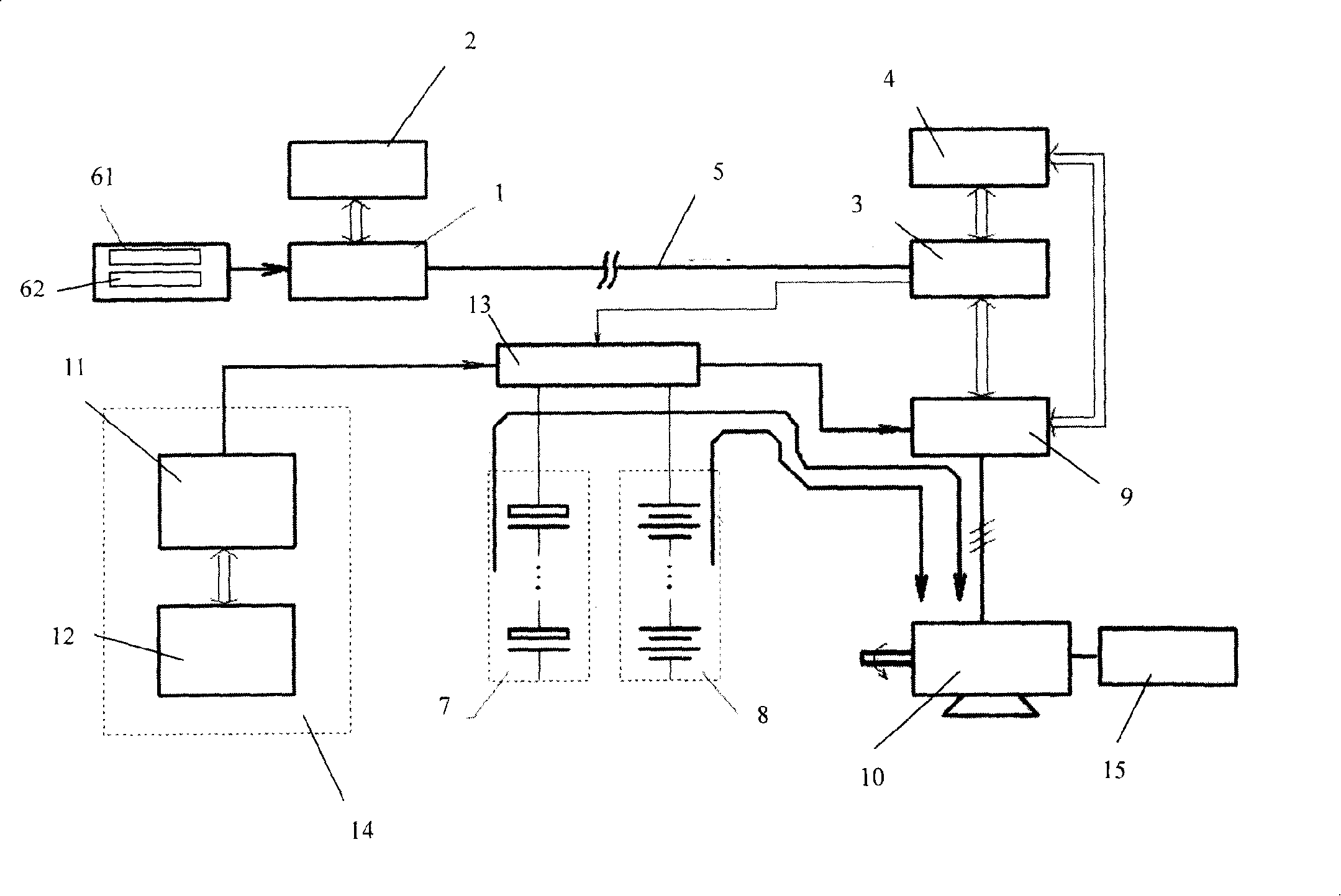 Vehicular galvanic pile-driven urban electric bus integrated control system