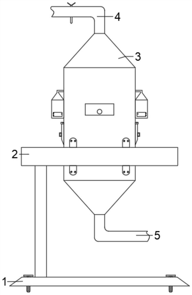 Wastewater treatment device for printing and dyeing wastewater