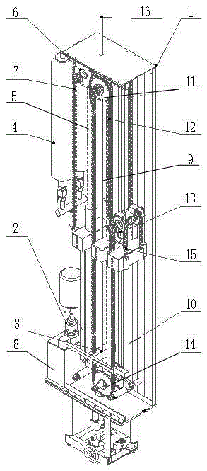 Energy-saving numerically-controlled oil pumping unit