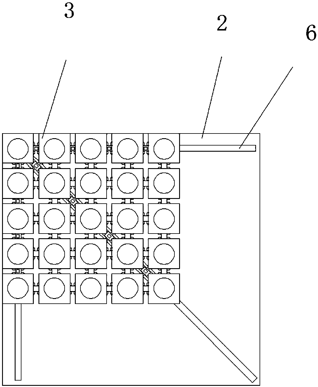 Seedling growth apparatus for agricultural greenhouse