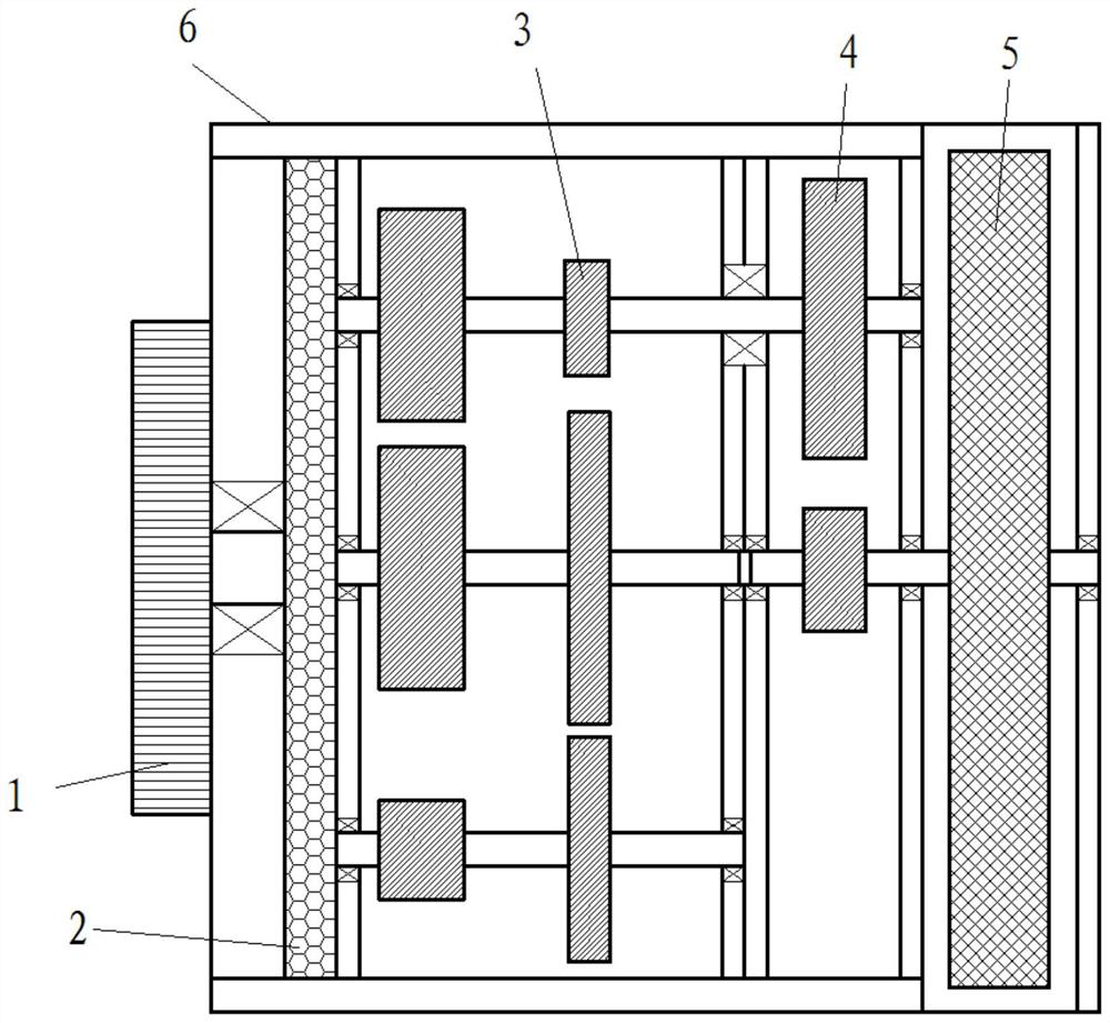 Self-power-generation charging device for new energy motor vehicle