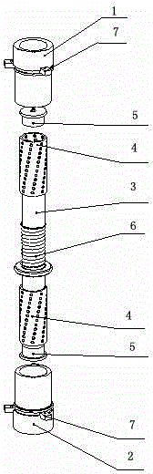 Bidirectional guide post device