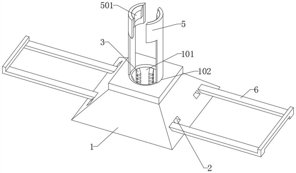 Concrete socket capable of facilitating cushioning and fixing of building support frame