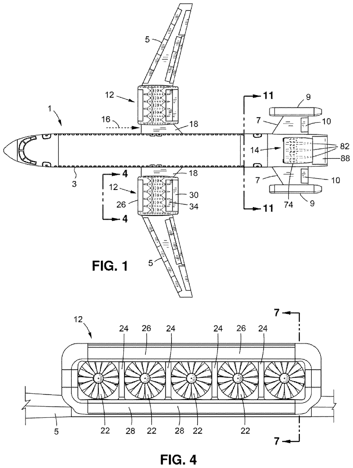 Multi-function nacelles for an aircraft