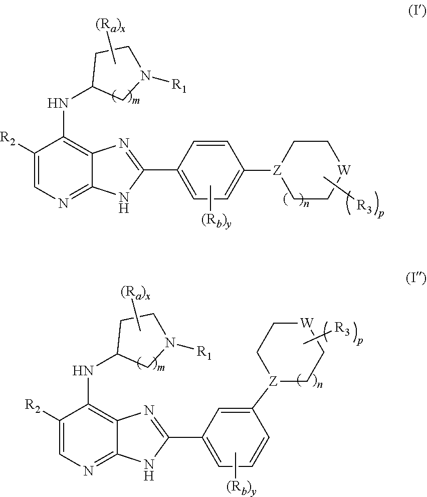 2-phenylimidazo[4,5-b]pyridin-7-amine derivates useful as inhibitors of mammalian tyrosine kinase ror1 activity
