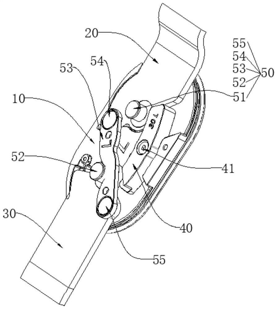 Limiting adjusting connecting rod device and lower limb brace