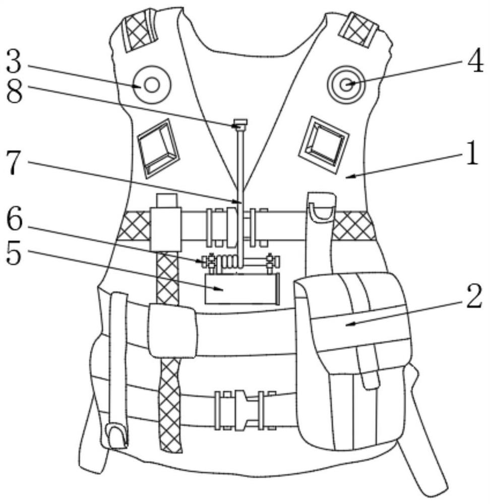 Multifunctional torrent rescue life jacket with high safety and using method