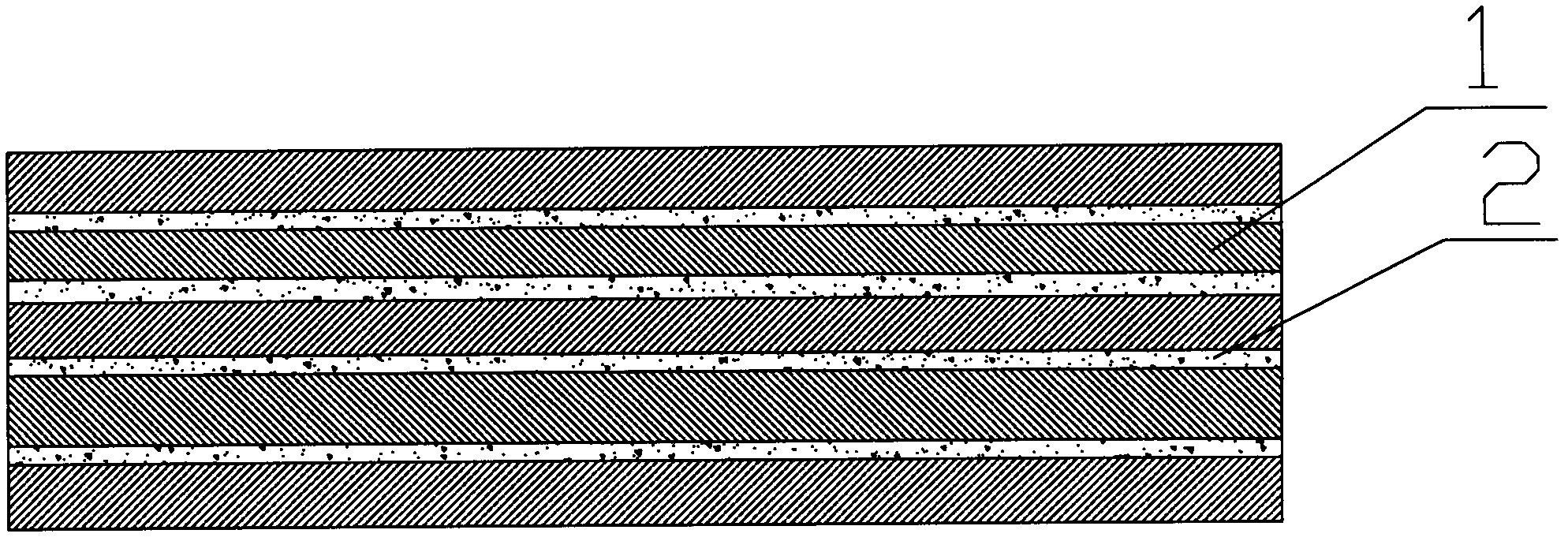 Plywood with twist resistance and high strength and manufacturing method thereof