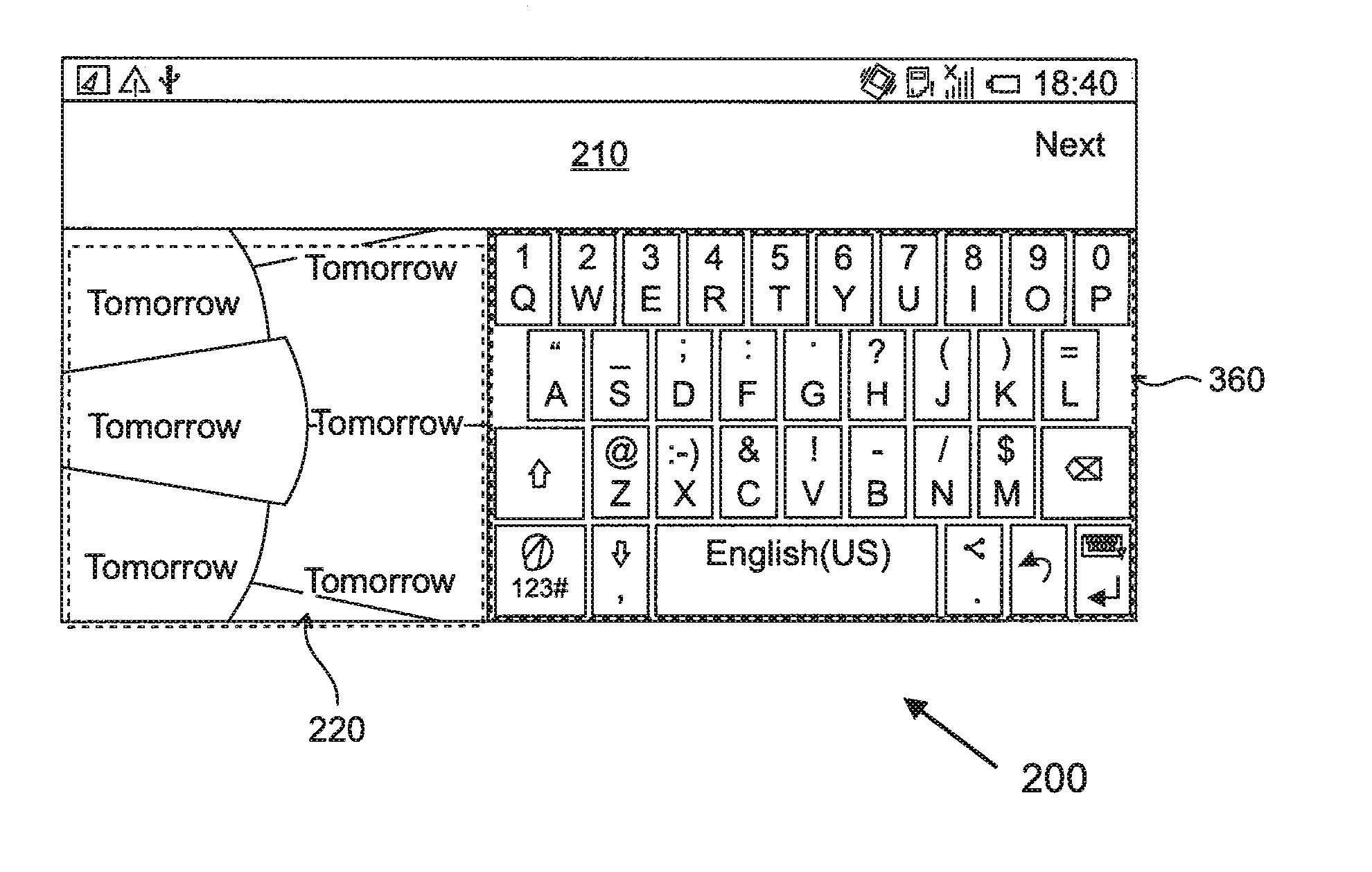 Text input method and device