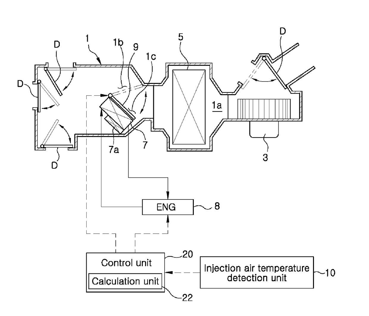 Air conditioning system for hybrid vehicles