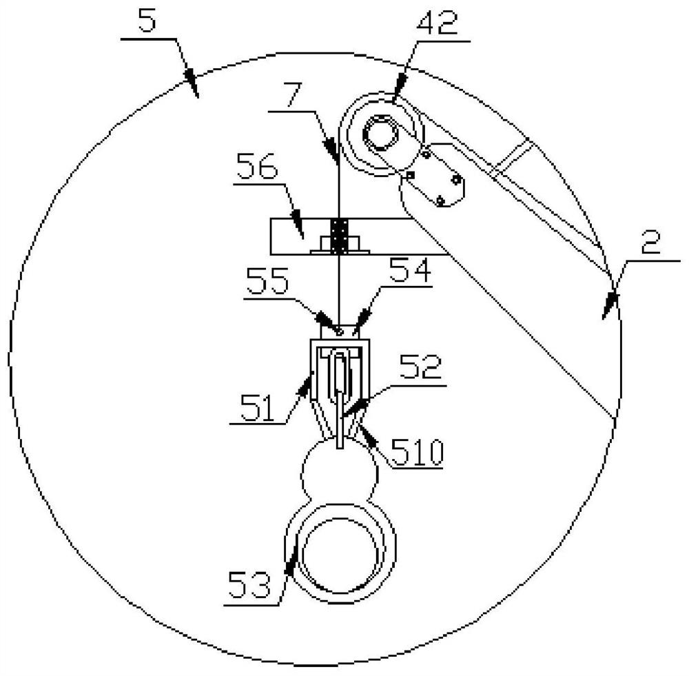 Lifeboat hoisting device for ocean-going passenger ships