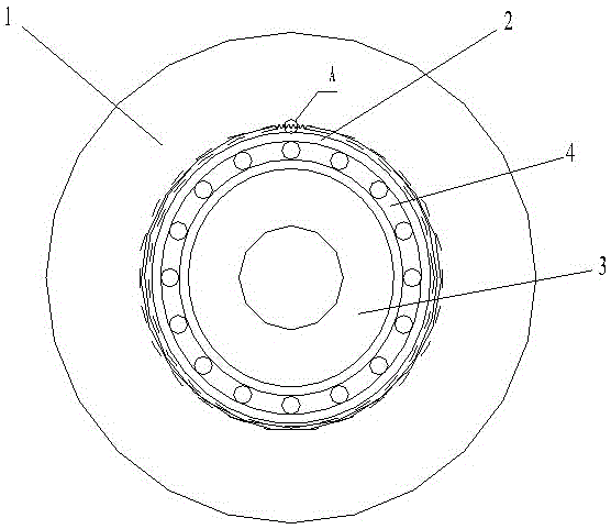 Harmonic reducer with function of eliminating or decreasing clearance between gears through automatic compensation