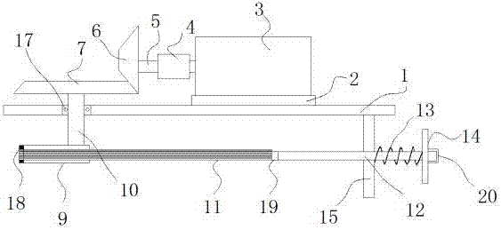 Device for achieving unilateral tensioning through direct current motor and power distribution method of device