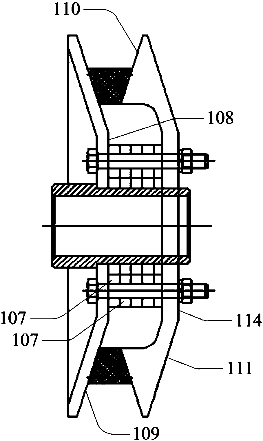 Belt pulley, crop raking mechanism and harvester