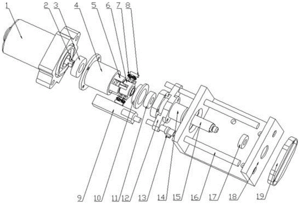 A gear selection and shifting actuator of a mechanical automatic gearbox for a vehicle