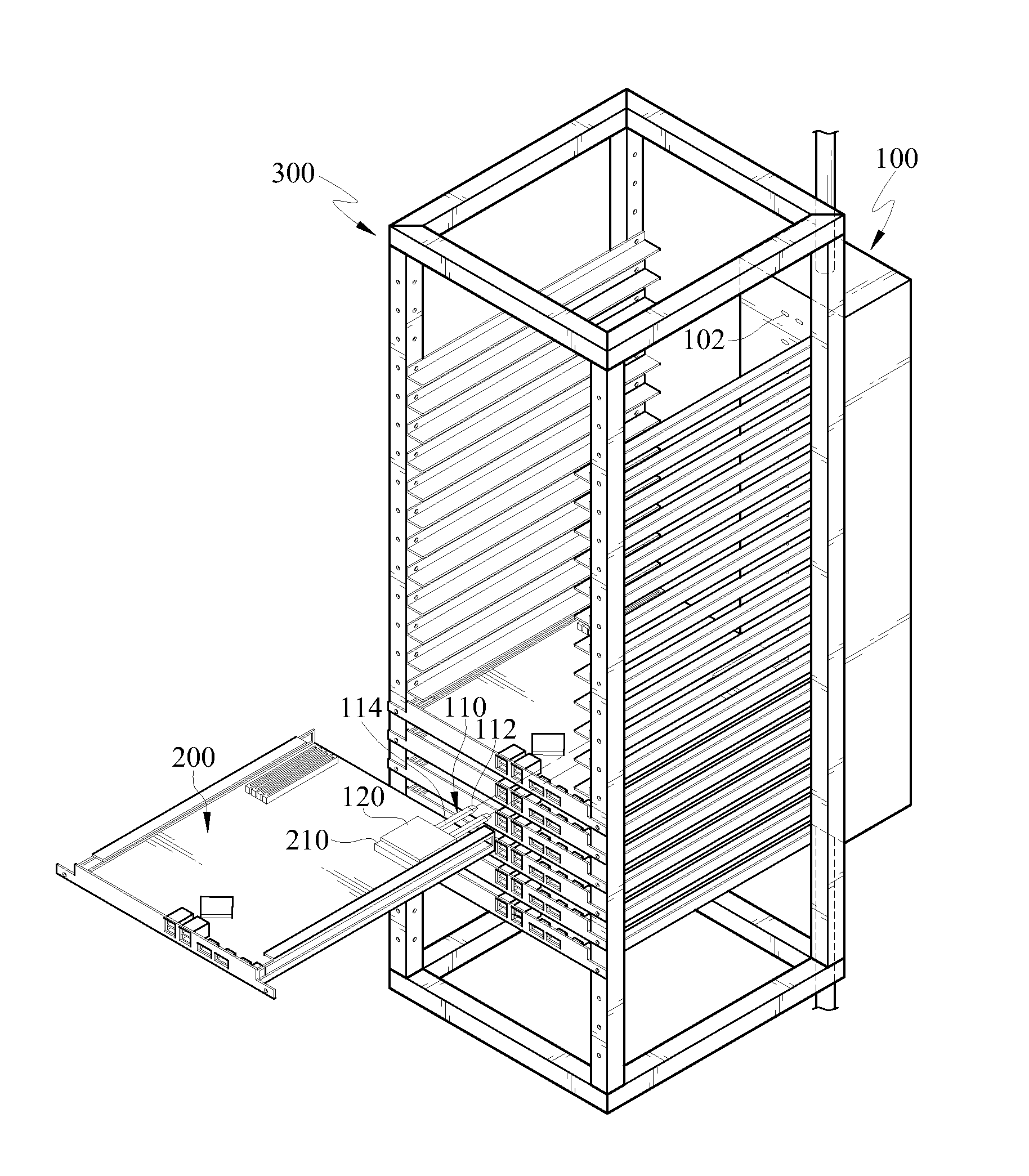 Heat dissipation structure of electronic device