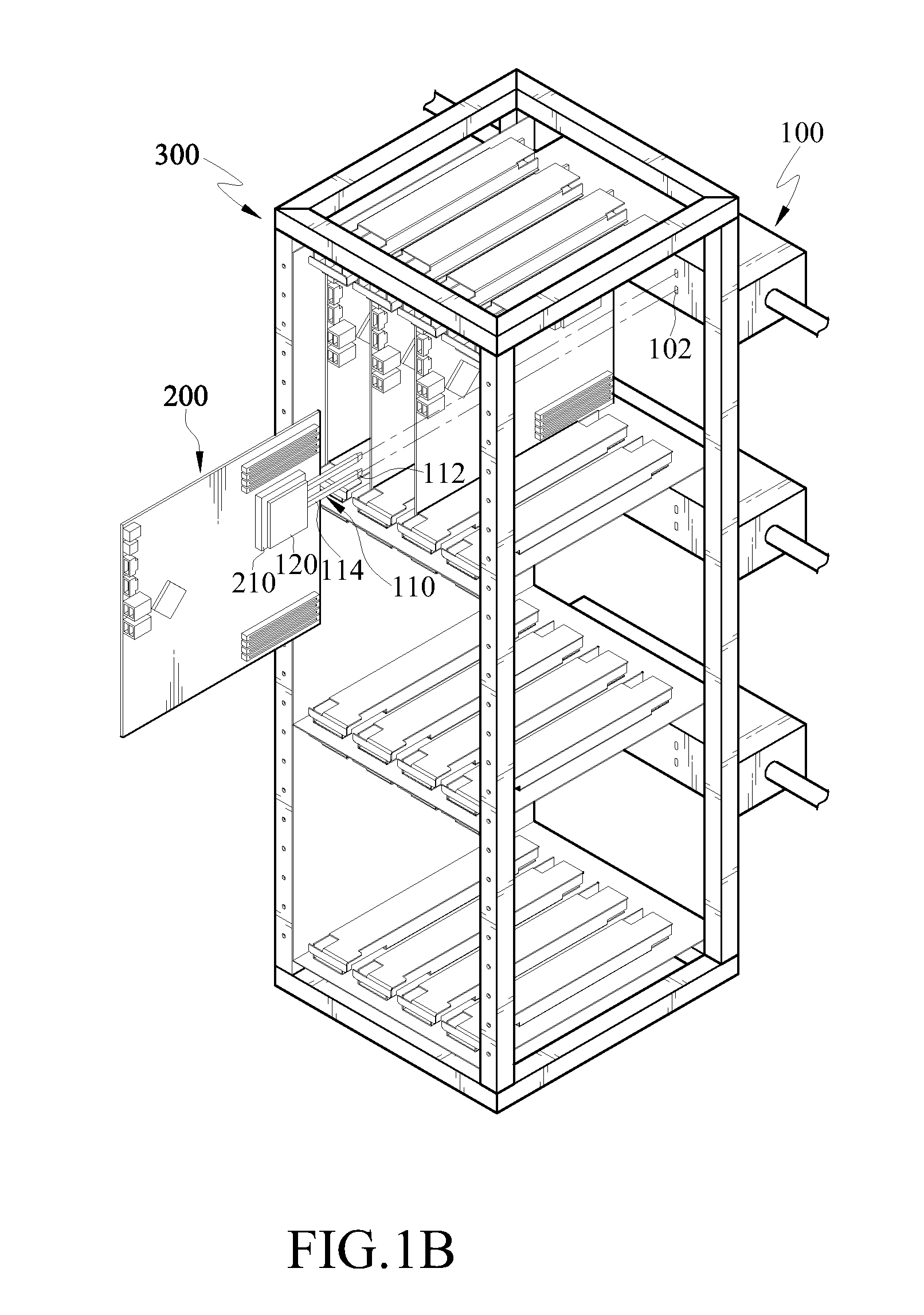 Heat dissipation structure of electronic device
