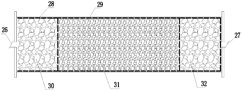 Dry anaerobic fermentation process and device for reducing ammonia nitrogen accumulation