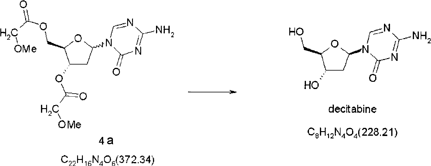 Synthetic process of decitabine