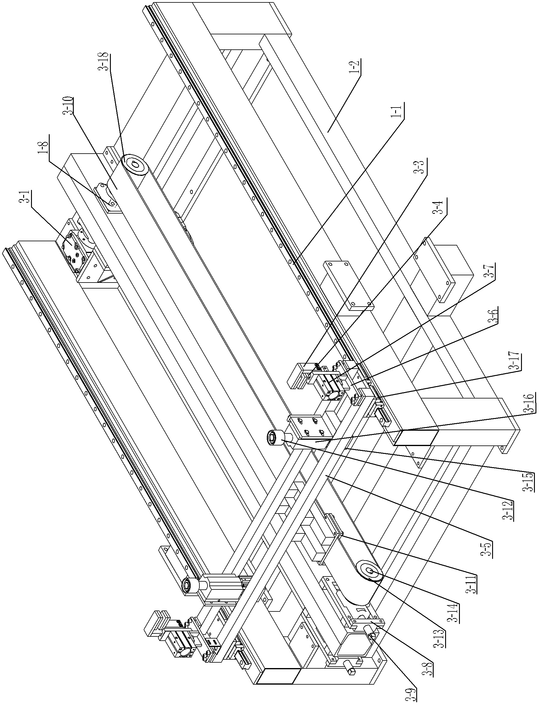 Feed pre-positioning method and device for molded plate