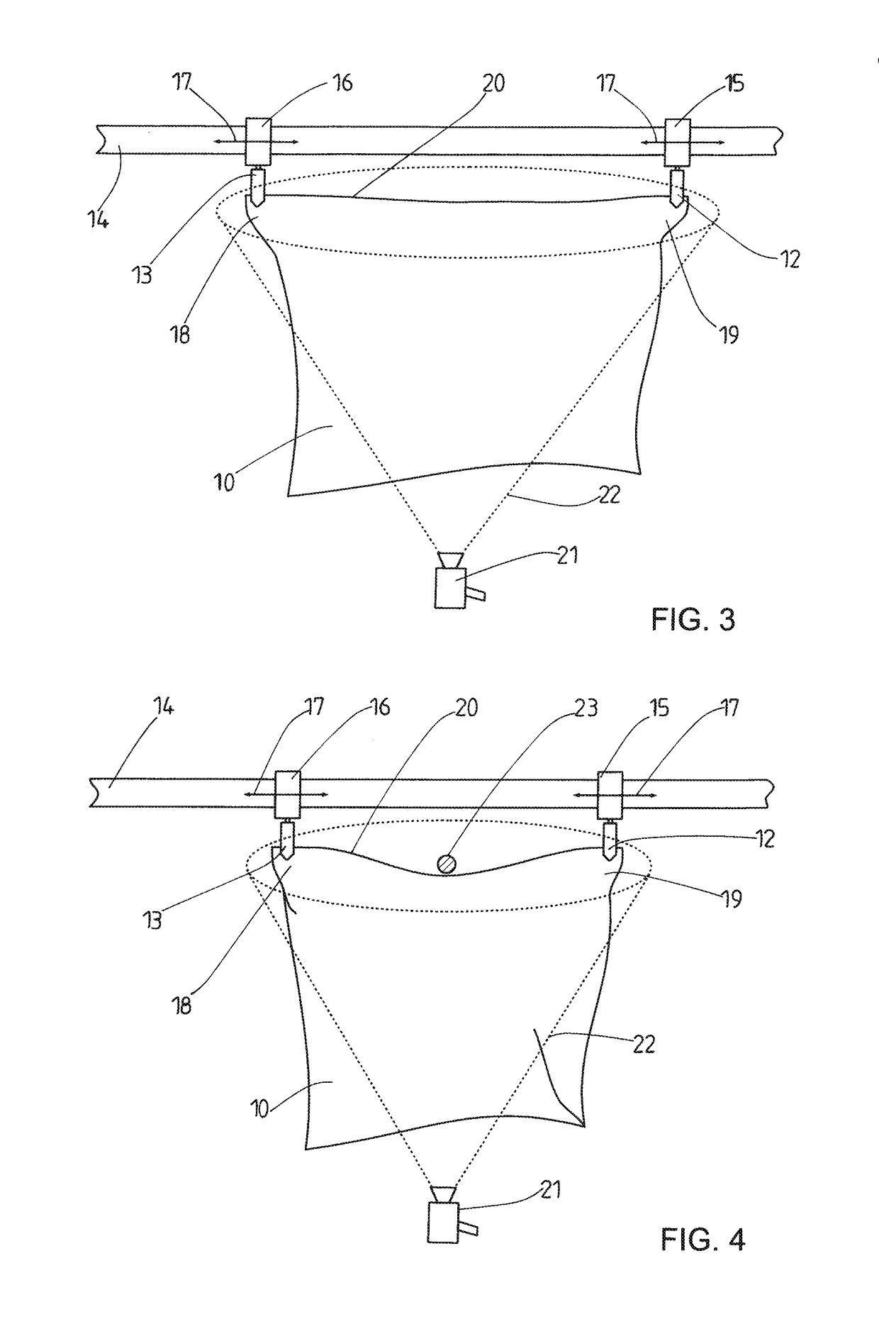 Method and device for spreading a laundry item