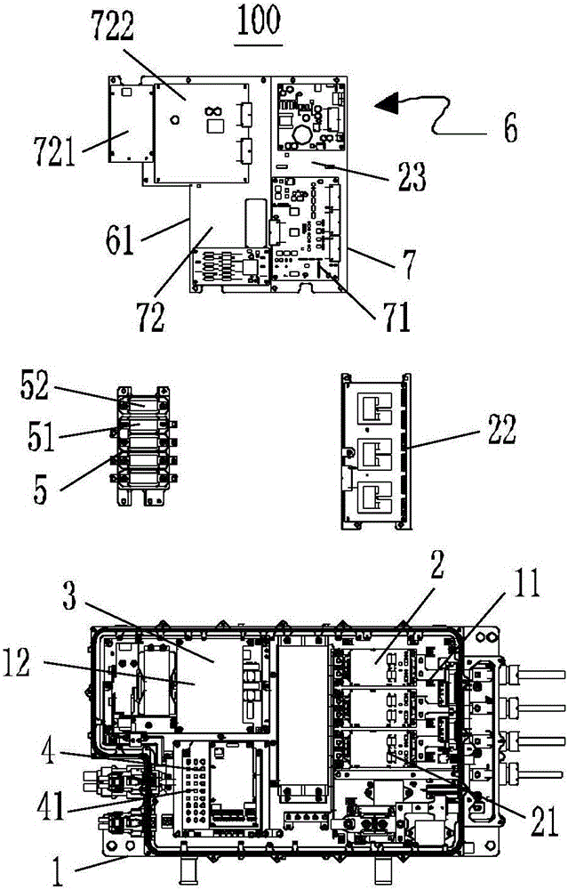 Installation assembly for electric vehicle