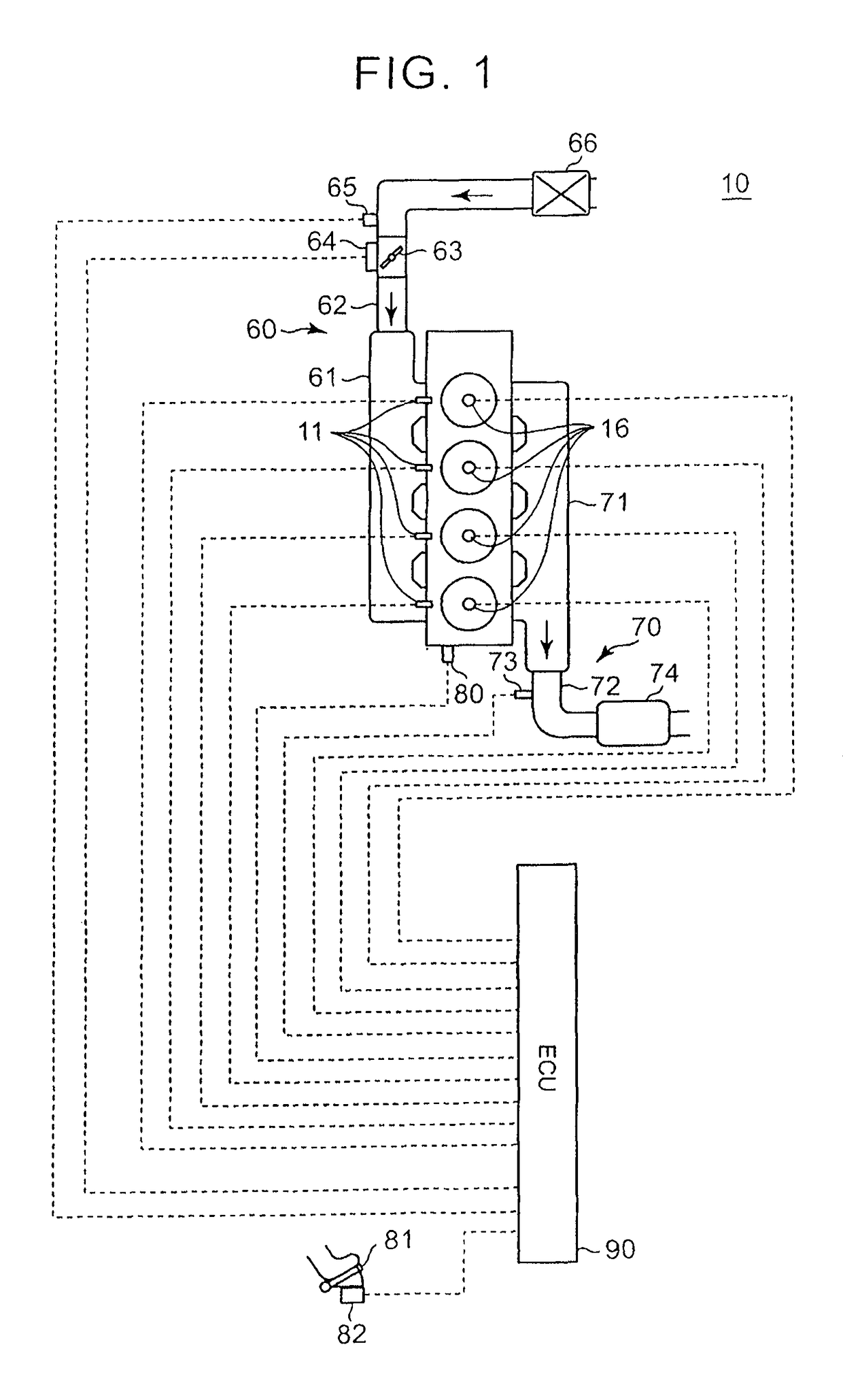 Control apparatus and control method for internal combustion engine