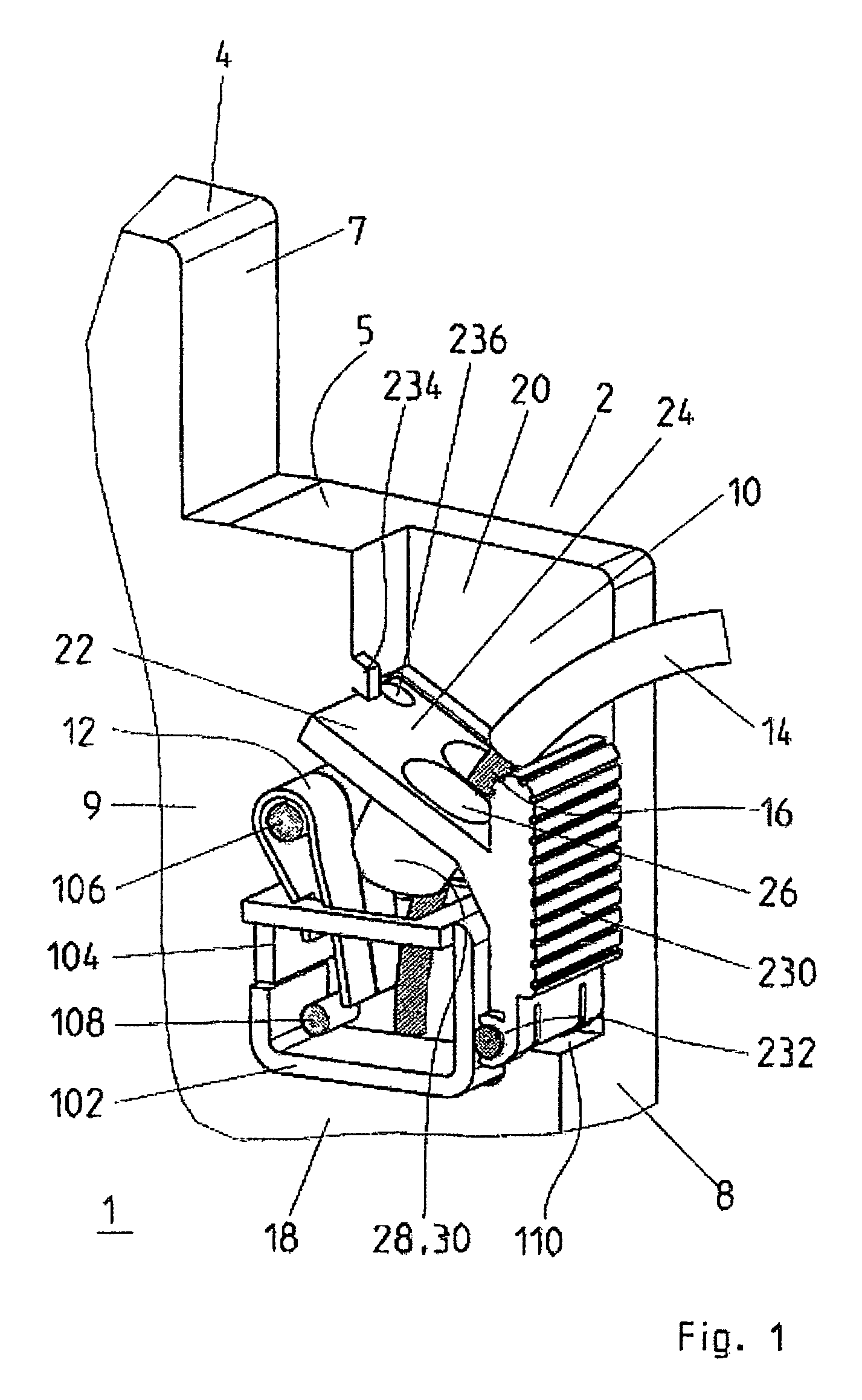 Installation switching device