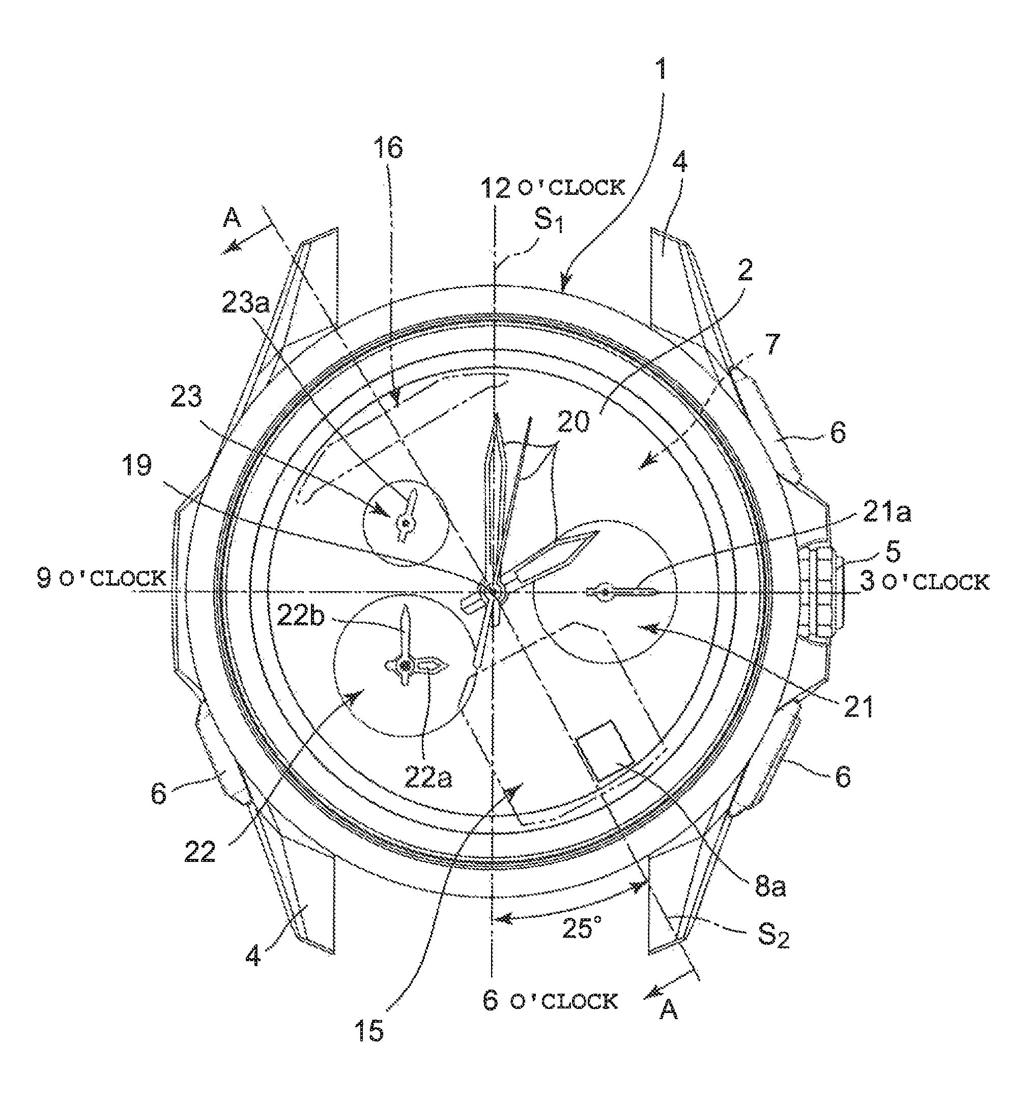 Electronic device and wristwatch