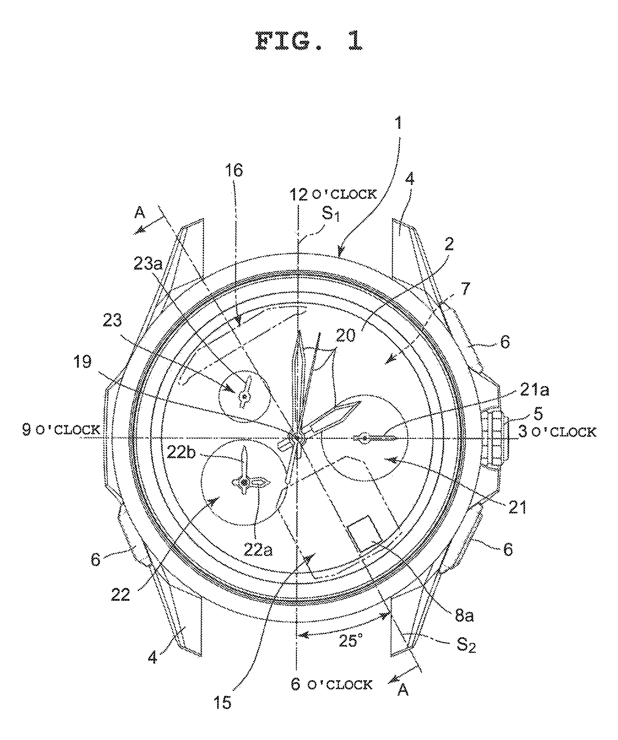 Electronic device and wristwatch