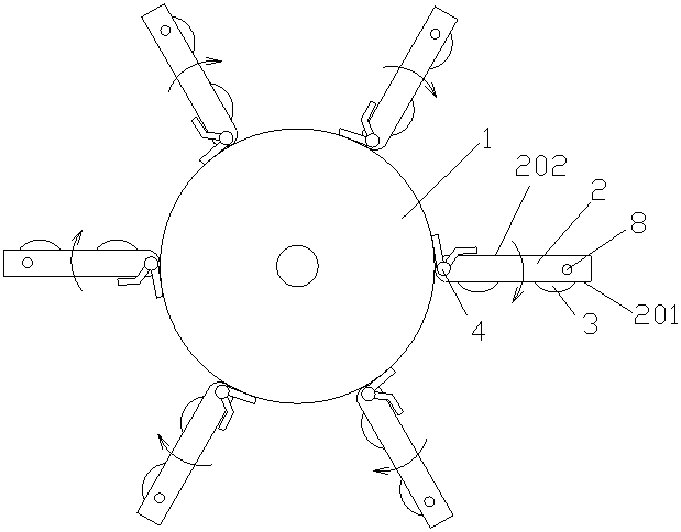 Device convenient for kompyang covering and working method thereof