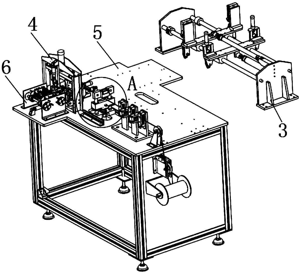 A forming storage device in the processing of internal circuits of electronic products